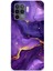 Oppo Reno 5 Lite Uyumlu Ametist Taşı Mor Mermer Baskılı Silikon Kılıf 1