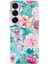 Samsung Galaxy S25 Uyumlu Kelebekler ve Çiçekler Baskılı Silikon Kılıf 1