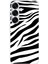 Samsung Galaxy S25 Plus Uyumlu Zebra Tasarımlı Baskılı Silikon Kılıf 1