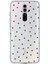 Redmi Note 8 Pro Uyumlu Kırmızı Kalpler Tasarımlı Baskılı Silikon Kılıf 1