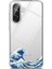 Samsung Galaxy A56 Uyumlu Kanagawa Oki Nami Ura Dalgası Tasarımlı Baskılı Silikon Kılıf 1