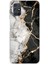 Samsung Galaxy M51 Uyumlu Siyah Beyaz Mermer Baskılı Silikon Kılıf 1
