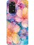 Redmi Note 11 - 11S Uyumlu Renkli Çiçekler Sulu Boya Baskılı Silikon Kılıf 1