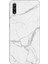 Samsung Galaxy A30S - A50 Uyumlu Gri Mermer Baskılı Silikon Kılıf 1