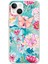 iPhone 13 - 14 Uyumlu Kelebekler ve Çiçekler Baskılı Silikon Kılıf 1