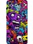 Samsung Galaxy A05 Uyumlu Psikodeli Renkli Canavarlar Baskılı Silikon Kılıf 1