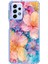 Samsung Galaxy A33 Uyumlu Renkli Çiçekler Sulu Boya Baskılı Silikon Kılıf 1
