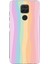 Redmi Note 9 Uyumlu Gökkuşağı Rengarenk Baskılı Silikon Kılıf 1