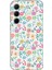 Samsung Galaxy A35 Uyumlu Dekoratif Çiçekler Baskılı Silikon Kılıf 1