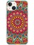 iPhone 13 - 14 Uyumlu Mandala Baskılı Silikon Kılıf 1