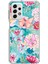 Samsung Galaxy A73 Uyumlu Kelebekler ve Çiçekler Baskılı Silikon Kılıf 1