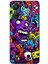 Redmi 13C - Poco C65 Uyumlu Psikodeli Renkli Canavarlar Baskılı Silikon Kılıf 1