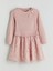 Yeni Sezon Bisiklet Yaka Uzun Kollu Kız Çocuk Elbise 1
