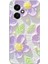 Honor 400 Uyumlu Mor Papatyalar Sulu Boya Baskılı Silikon Kılıf 1