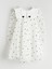 Yeni Sezon Tüllü Kalp Baskılı Kız Çocuk Elbise 3