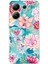 Redmi Note 13 4g Uyumlu Kelebekler ve Çiçekler Baskılı Silikon Kılıf 1