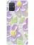 Samsung Galaxy A71 Uyumlu Mor Papatyalar Sulu Boya Baskılı Silikon Kılıf 1