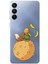Samsung Galaxy A16 Uyumlu Küçük Prens Gezegen Boa Tasarımlı Baskılı Silikon Kılıf 1