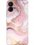 Tecno Spark 9 Pro Uyumlu Pembe Mermer Baskılı Silikon Kılıf 1