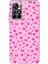 Redmi 10 Uyumlu Pembe Minik Kalpler Baskılı Silikon Kılıf 1