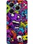 Tecno Spark 20 Pro Uyumlu Psikodeli Renkli Canavarlar Baskılı Silikon Kılıf 1