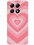 Xiaomi Mi 14T Uyumlu Pembe Kalpler Baskılı Silikon Kılıf 1