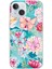 iPhone 15 Uyumlu Kelebekler ve Çiçekler Baskılı Silikon Kılıf 1