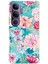 Vivo V40 Lite Uyumlu Kelebekler ve Çiçekler Baskılı Silikon Kılıf 1