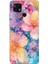 Redmi 10C - Poco C40 Uyumlu Renkli Çiçekler Sulu Boya Baskılı Silikon Kılıf 1