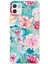 Samsung Galaxy A03 Uyumlu Kelebekler ve Çiçekler Baskılı Silikon Kılıf 1