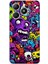 Realme C61 Uyumlu Psikodeli Renkli Canavarlar Baskılı Silikon Kılıf 1