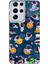 Samsung Galaxy S21 Ultra Uyumlu Minik Astronotlar Uzayda Baskılı Silikon Kılıf 1