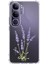 Vivo V40 Lite Uyumlu Lavanta Çiçek Tasarımlı Baskılı Silikon Kılıf 1