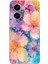Honor 400 Uyumlu Renkli Çiçekler Sulu Boya Baskılı Silikon Kılıf 1