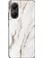 Poco X7 Pro Uyumlu Beyaz Mermer Baskılı Silikon Kılıf 1