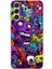 Samsung Galaxy S21 Uyumlu Psikodeli Renkli Canavarlar Baskılı Silikon Kılıf 1