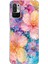 Redmi Note 10 5g Uyumlu Renkli Çiçekler Sulu Boya Baskılı Silikon Kılıf 1