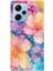 Redmi Note 12 Pro 5g Uyumlu Renkli Çiçekler Sulu Boya Baskılı Silikon Kılıf 1