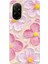 Redmi A5 Uyumlu Pembe Beyaz Çiçekler Sulu Boya Baskılı Silikon Kılıf 1