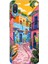 Samsung Galaxy A02 Uyumlu Renkli Sanat Sokak Silikon Kılıf 1