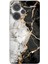 Redmi Note 13 Pro Plus 5g Uyumlu Siyah Beyaz Mermer Baskılı Silikon Kılıf 1