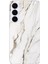 Samsung Galaxy S25 Fe Uyumlu Beyaz Mermer Baskılı Silikon Kılıf 1