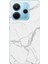 Redmi Note 14 4g Uyumlu Gri Mermer Baskılı Silikon Kılıf 1