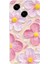 Tecno Spark Go 1 Uyumlu Pembe Beyaz Çiçekler Sulu Boya Baskılı Silikon Kılıf 1