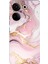Tecno Camon 20 - 20 Pro 4g Uyumlu Pembe Mermer Baskılı Silikon Kılıf 1