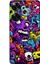 Poco F6 Uyumlu Psikodeli Renkli Canavarlar Baskılı Silikon Kılıf 1