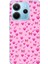 Redmi Note 14 4g Uyumlu Pembe Minik Kalpler Baskılı Silikon Kılıf 1