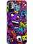 Redmi Note 10 5g Uyumlu Psikodeli Renkli Canavarlar Baskılı Silikon Kılıf 1