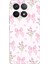 Poco F6 Pro Uyumlu Pembe Çiçek ve Fiyonklar Baskılı Silikon Kılıf 1