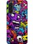 Samsung Galaxy A17 Uyumlu Psikodeli Renkli Canavarlar Baskılı Silikon Kılıf 1